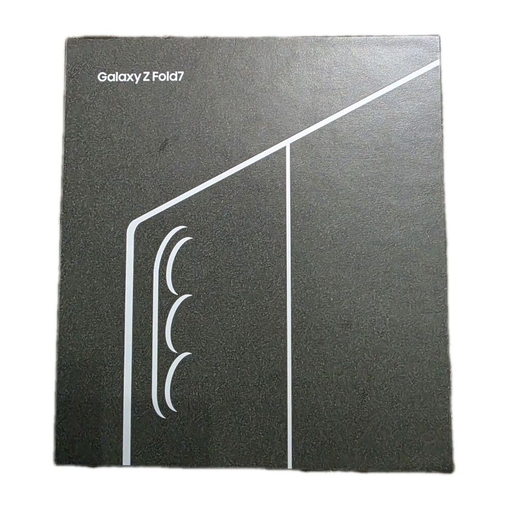 Samsung Galaxy Z Fold 7 EMPTY BOX ONLY, BOX ONLY For Jet Black 256GB Replacement